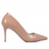 Eleganta damskor 1293 lack nude