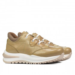 Damsneakers 6055 kombinerad avokado