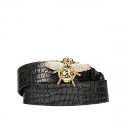 Dambälte 01ld croco lack antracit