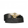 Dambälte 01ld croco lack antracit
