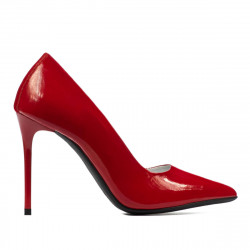 Eleganta damskor 1289 lackröd
