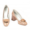 Eleganta damskor 1291 lack nude