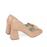 Eleganta damskor 1291 lack nude
