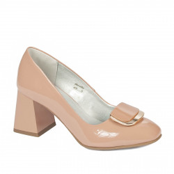 Eleganta damskor 1291 lack nude