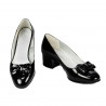 Eleganta damskor 1270 svart lack