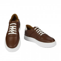 Casual/sport herrskor 945 brun kombinerad