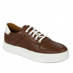 Casual/sport herrskor 945 brun kombinerad