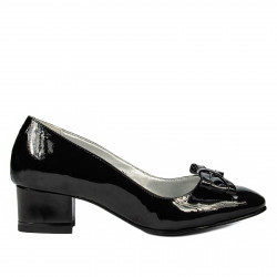 Eleganta damskor 1270 svart lack