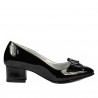 Eleganta damskor 1270 svart lack