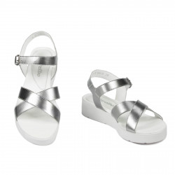 Dam sandaler 5049-1 silver