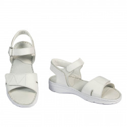 Dam sandaler 5090 vit