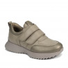 Damsneakers 6060 beige kombinerad