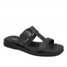 Dam sandaler 5091 svarta metallerade