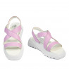 Dam sandaler 5092 rosa kombinerad