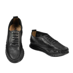 Damskor mokasiner 6061 svart