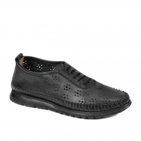 Damskor mokasiner 6061 svart