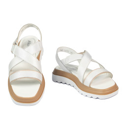 Dam sandaler 5092 vit kombinerad