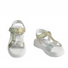 Dam sandaler 5082 silver+guld
