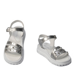 Damsandaler 5096 silver