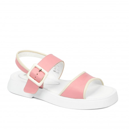 Dammsandaler 5094 rosa kombinerad