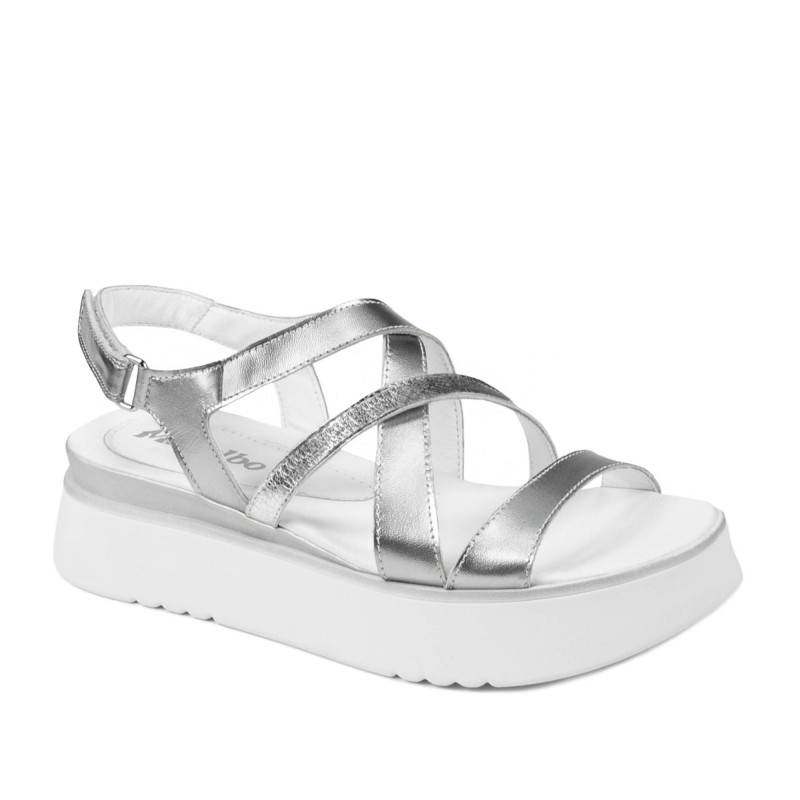 Dam sandaler 5100 silver kombinerad