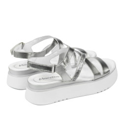 Dam sandaler 5100 silver kombinerad