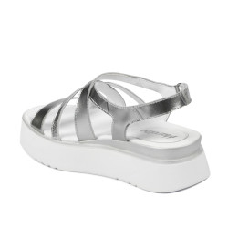 Dam sandaler 5100 silver kombinerad