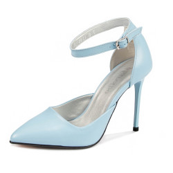 Eleganta damskor 1296 blå