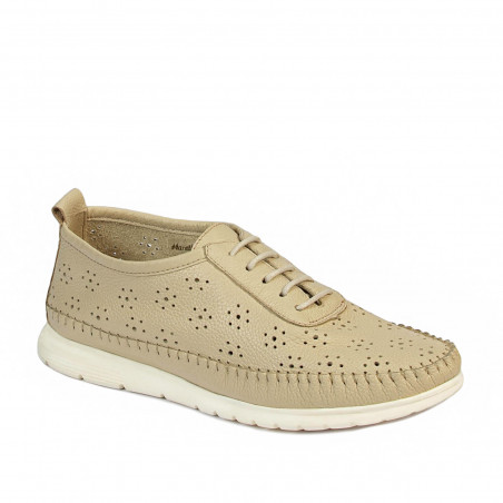 Damska loafers 6061 beige