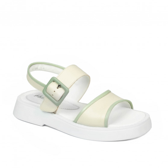 Dam sandaler 5094 beige kombinerad
