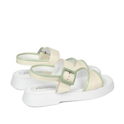 Dam sandaler 5094 beige kombinerad