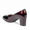 Eleganta damskor 1268 lack vinröd01