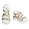 Dam sandaler 5100 guld kombinerad