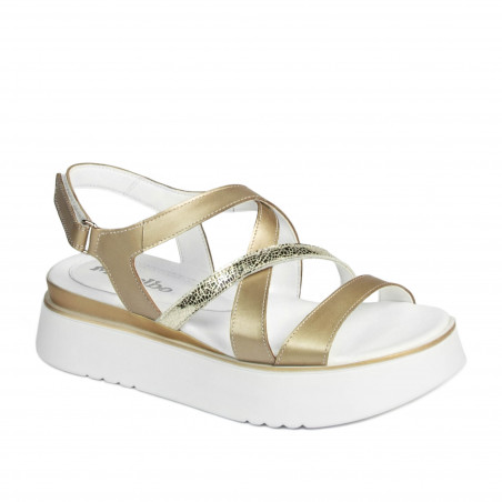 Dam sandaler 5100 guld kombinerad