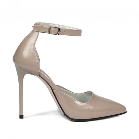 Eleganta damskor 1296 lack cappuccino