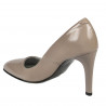 Eleganta damskor 1276 lack cappuccino