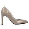 Eleganta damskor 1276 lack cappuccino