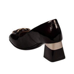 Eleganta damskor 1298 lack vinröd