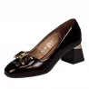 Eleganta damskor 1298 lack vinröd
