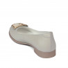 Damsko ballerina 6062 elfenbensvit