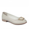 Damsko ballerina 6062 elfenbensvit