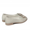 Damsko ballerina 6062 elfenbensvit