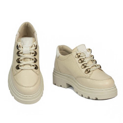 Barnskor 2024 beige kombinerat