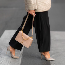 Eleganta damskor 1296 lack cappuccino lifestyle