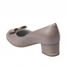 Eleganta damskor 1270-1 cappuccino pärlemor