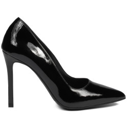 Eleganta damskor 1299 svart lack