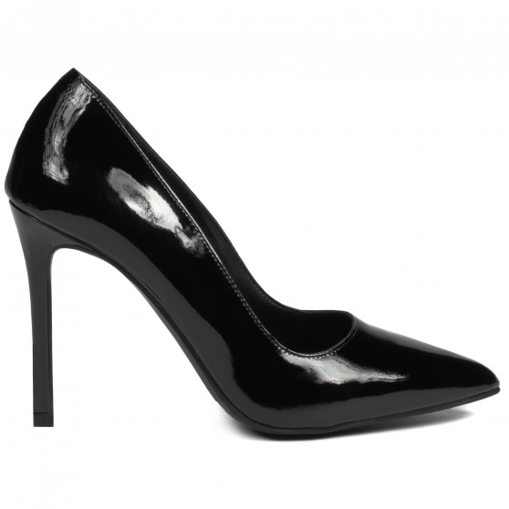 Eleganta damskor 1299 svart lack