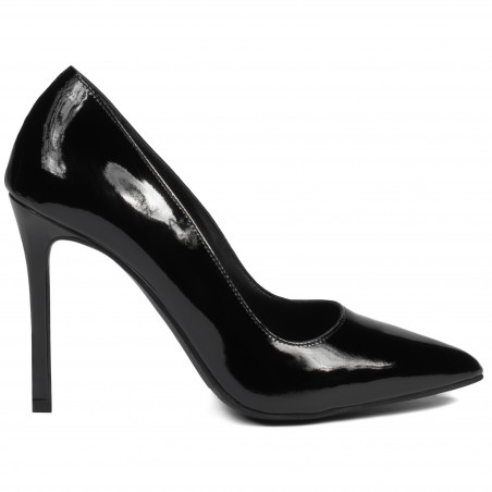 Eleganta damskor 1299 svart lack