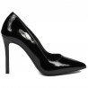 Eleganta damskor 1299 svart lack