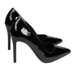 Eleganta damskor 1299 svart lack